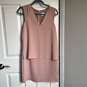 Reiss dust pink dress